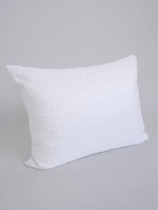 Prešívaný vankúš z umelého peria Antistress Carbon - 70 x 90 cm so zipsom