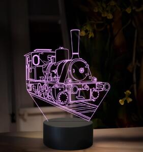 Beling 3D lampa, Parný rušeň 210.0, 16 farebná SXQ36