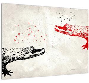 Obraz - Krokodíly (70x50 cm)