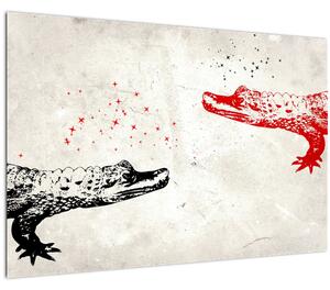 Obraz - Krokodíly (90x60 cm)