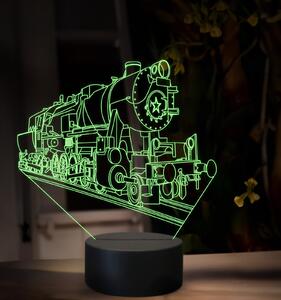 Beling 3D lampa, Parný rušeň 555.0, 16 farebná SXQ45