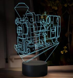Beling 3D lampa, Parný rušeň U34.9, 16 farebná SXQ48