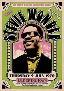 Plagát, Obraz - Stevie Wonder - Talk of The Town 1970, (59.4 x 84 cm)