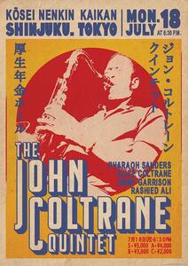Plagát, Obraz - John Coltrane Quintet - Tokyo, (59.4 x 84 cm)