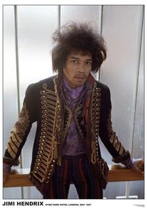 Plagát, Obraz - Jimi Hendrix - Hyde Park Hotel 1967
