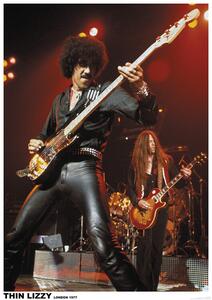 Plagát, Obraz - Thin Lizzy - London 1977