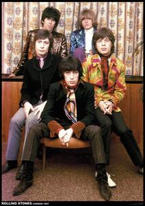 Plagát, Obraz - Rolling Stones - Band colour 1967