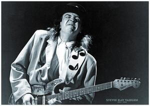 Plagát, Obraz - Stevie Ray Vaughan - 1954-1990
