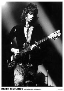Plagát, Obraz - Rolling Stones / Keith Richards - Rotterdam 1973, (59.4 x 84 cm)
