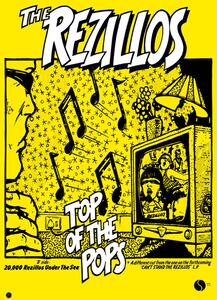 Plagát, Obraz - Rezillos - Top Of The Pops, (59.4 x 84 cm)
