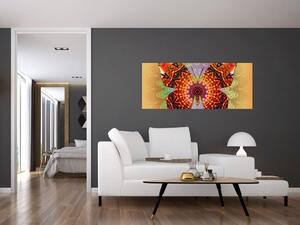 Obraz - Etno motýľ (120x50 cm)
