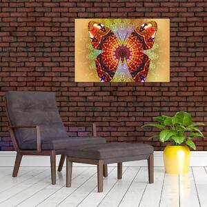 Obraz - Etno motýľ (90x60 cm)