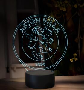 Beling 3D lampa, Aston Villa FC, futbalový darček, 16 farebná TZ27