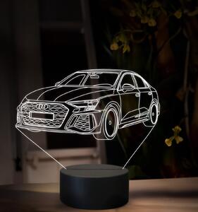 Beling 3D lampa, Audi RS3, 16 farebná, VBN24
