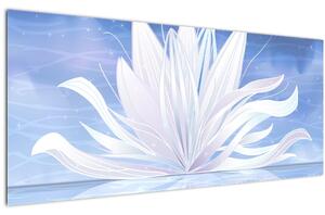 Obraz - Lotusový kvet (120x50 cm)