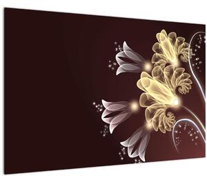 Obraz - Žiarivé kvety (90x60 cm)
