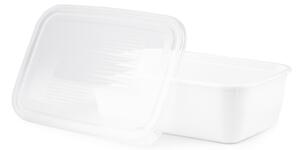 Plastové krabičky do mrazáku, Rotho FREEZE, bílá, 1 x 3,7l (30x20x9)