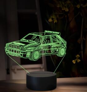 Beling 3D lampa, Lancia delta hf integrale rally, 16 farebná, Y4