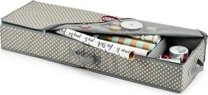 Organizér na balící papír a potřeby, úložný box na zip, GIFTWRAP