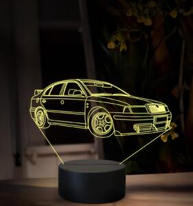 Beling 3D lampa, Škoda Octavia, 16 farebná, SA04