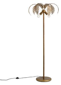 Vintage stojaca lampa zlatá 156 cm 2-svetlo - Botanica
