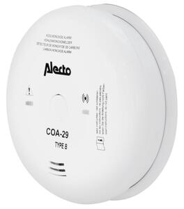 Detektor oxidu uhoľnatého Alecto COA-29-7 / Ø 10,7 cm / 85 dB / biely