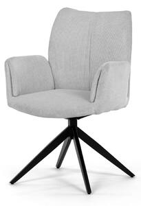 Autronic Otočná JEDÁLENSKÁ A KONFERENČNÁ STOLIČKA - biela - 62 x 88 x 62 cm