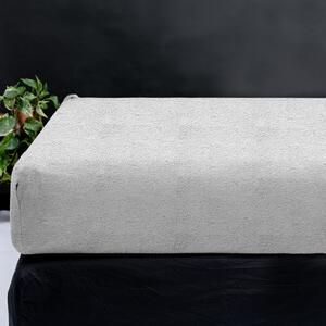 Sleeptime Šedé mikroplyšové prestieradlo Veľkosť: 90x200