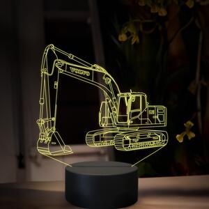 Beling 3D lampa, Volvo EC 220, 16 farebná, BA18