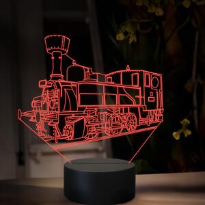 Beling 3D lampa, Parný rušeň 300.6 ''Kafemlejnek', 16 farebná, SXR60