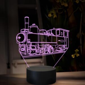 Beling 3D lampa, Parný rušeň U37.0, 16 farebná, SXR78