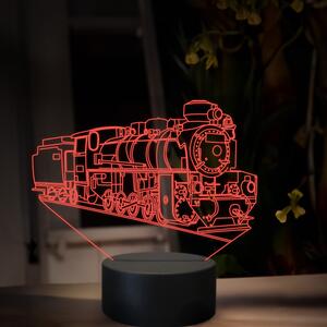 Beling 3D lampa, Parný rušeň U57.0, 16 farebná, SXR81