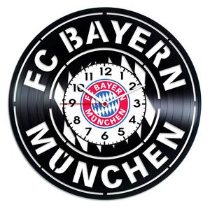 Beling vinylové nástenné hodiny FC BAYERN, Q94
