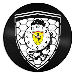 Beling vinylové nástenné hodiny Ferrari, Q95