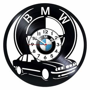 Beling vinylové nástenné hodiny BMW, Q92