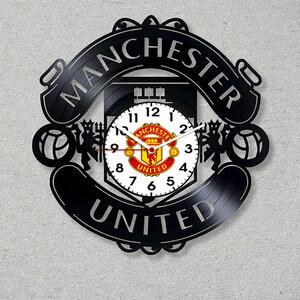 Beling vinylové nástenné hodiny Manchester united, Q96