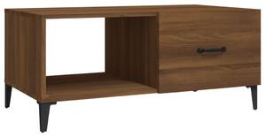 Konferenčný stolík hnedý dub 90x50x40 cm kompozitné drevo