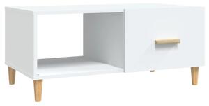 Konferenčný stolík biely 89,5x50x40 cm spracované drevo