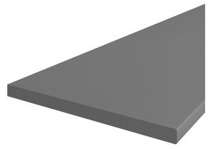 Kuchynská doska JAIDA 3 - 200x60x3,8 cm, antracit