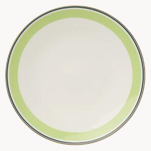 Plytké taniere z jemného kostného porcelánu Capri, 6 ks