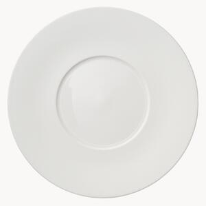 Servírovacie taniere z jemného kostného porcelánu Cross White, 6 ks