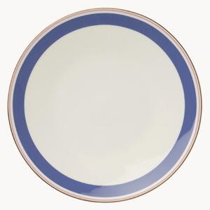 Plytké taniere z jemného kostného porcelánu Capri, 6 ks