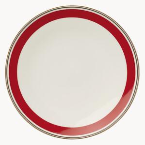 Plytké taniere z jemného kostného porcelánu Capri, 6 ks