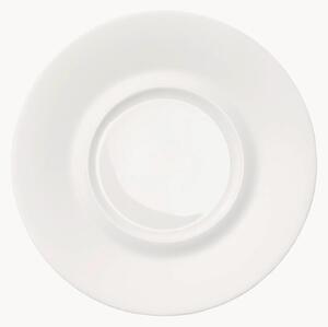 Podšálky z jemného kostného porcelánu Cross White, 6 ks