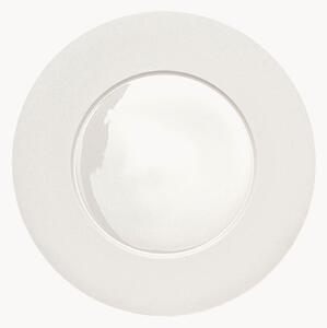 Dezertné taniere z jemného kostného porcelánu Cross White, 6 ks