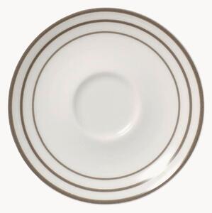 Podšálky z jemného kostného porcelánu Metropolitan, 6 ks