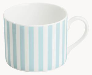 Hrnčeky z jemného kostného porcelánu Pastel Stripes, 6 ks