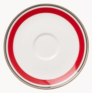 Podšálky z jemného kostného porcelánu Capri, 6 ks