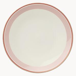 Plytké taniere z jemného kostného porcelánu Capri, 6 ks