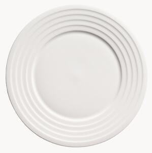 Raňajkové taniere z jemného kostného porcelánu Fine Dining Relief, 6 ks
